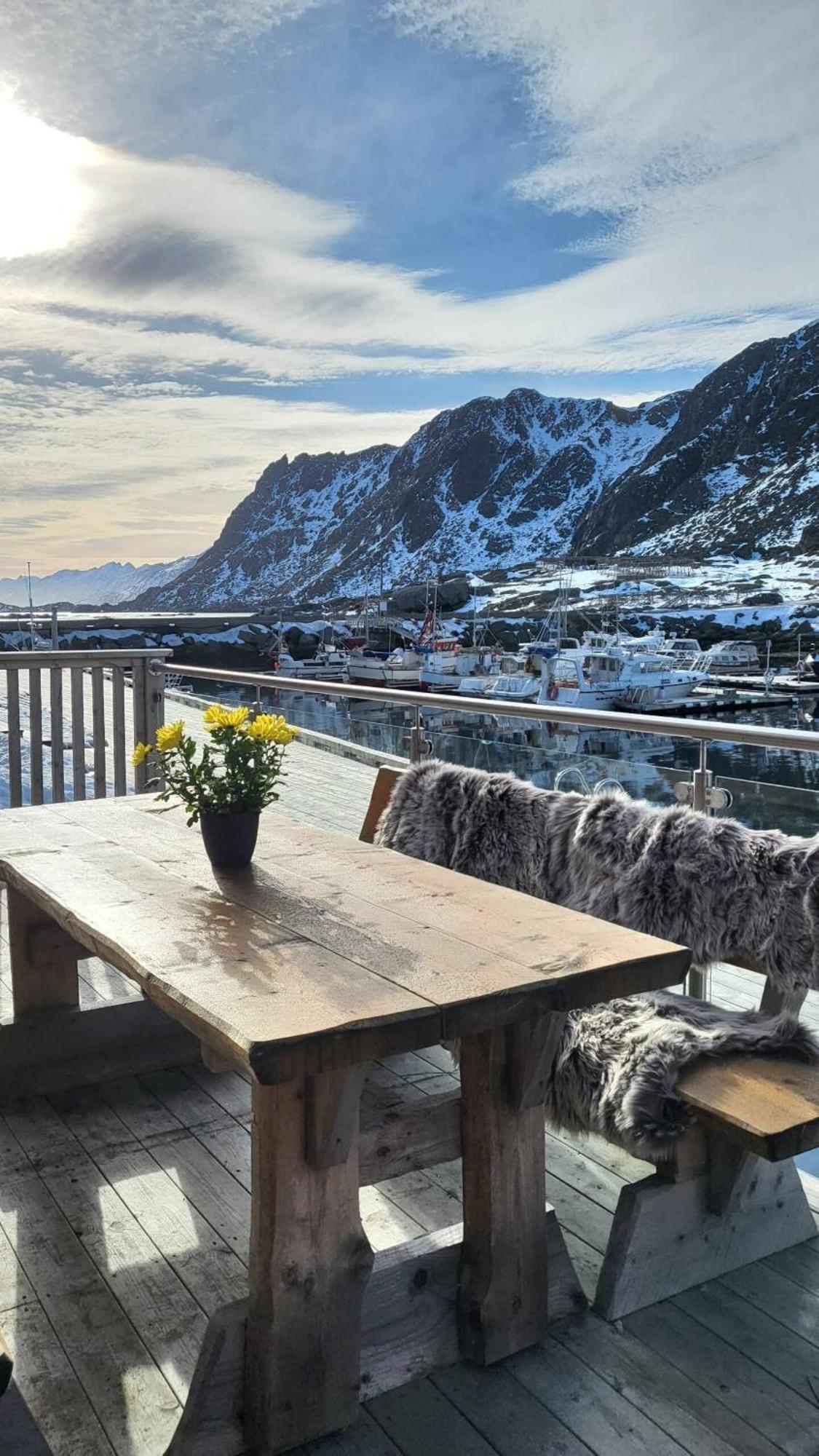 Spektakulaer Rorbu I Autentiske Omgivelser Ballstad Exterior foto